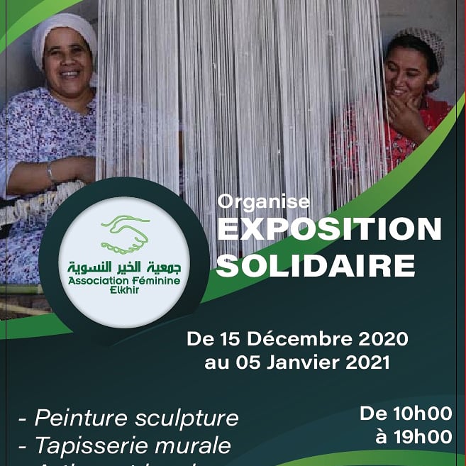 Association féminine Elkhir organise Exposition Solidaire
